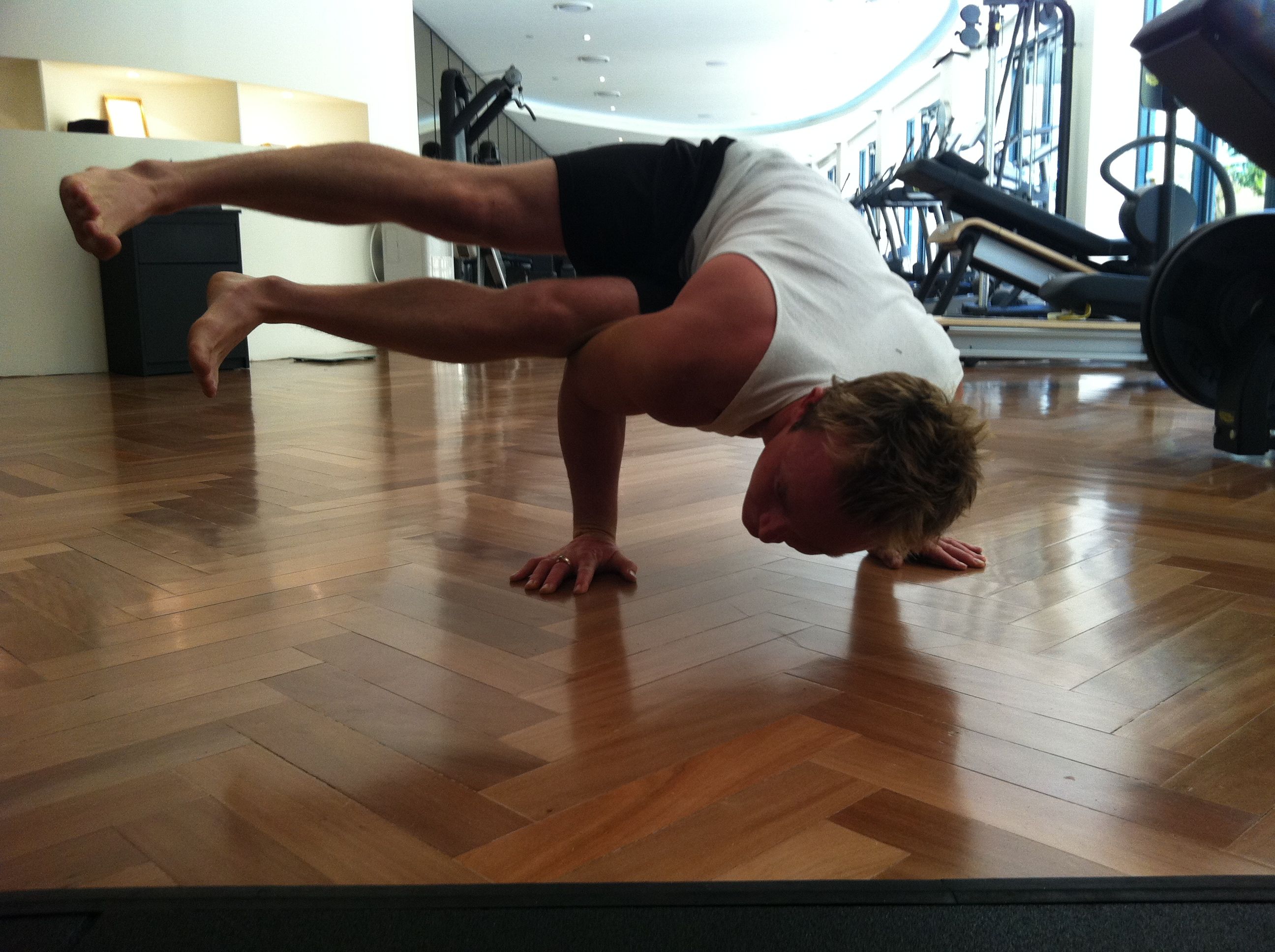 Shea Side Crane Pose